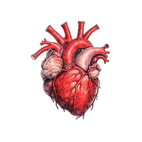 Corazón Humano Dibujado A Mano Icono Pintado Archivo Psd Premium