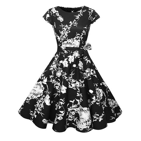 Vintage Dress 50s 60s Stylish Rockabilly Pinup Housewife Party Swing Dress Ebay