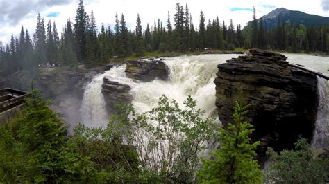 Athabasca Falls Hike Jasper National Park Alberta