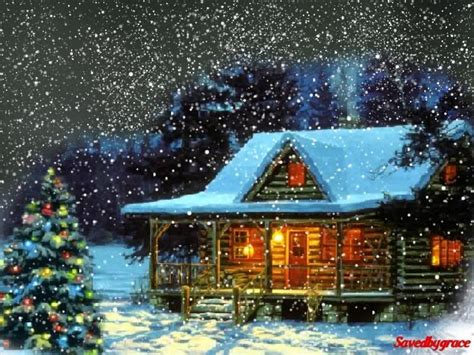 Webshots Todays Photo Cabin Christmas Log Cabin Christmas