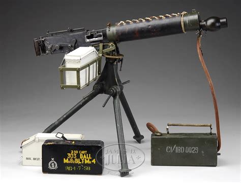 Priced In Auctions Ds Mk1 Vickers Machine Gun On Tripod Pre 86 Dealer