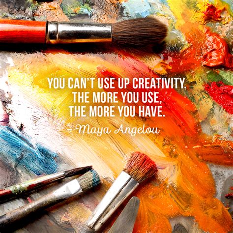 You Cant Use Up Creativity The More You Use The More