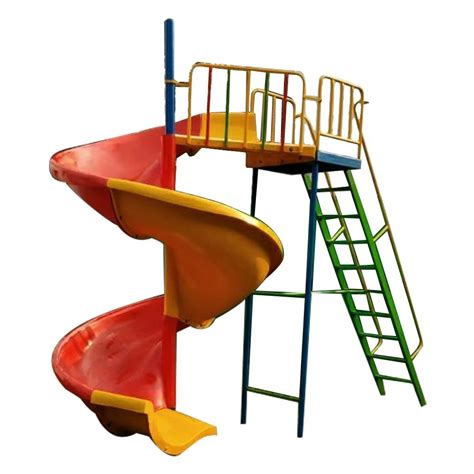 Fibreglass Frp Playground Spiral Slide Age Group 3 15 Years At Rs