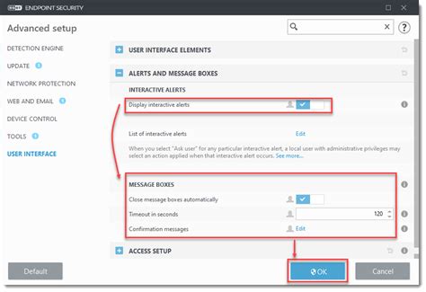 Kb7261 Configure Alerts And Notifications In Eset Endpoint Security