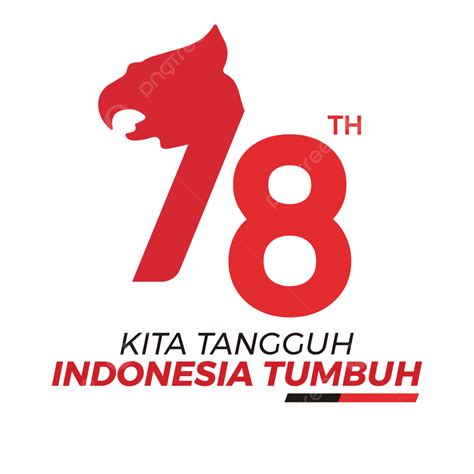 logotipo oficial de hut ri 78 años de independencia de indonesia dirgahayu diseño moderno vector