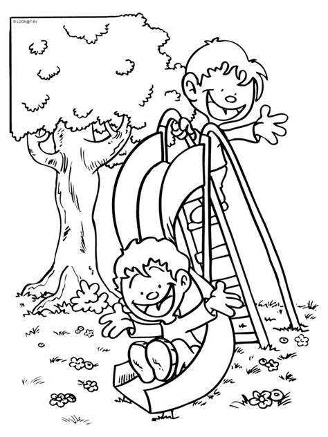 Dasmalbuch.de Rutschbahn spielplatz