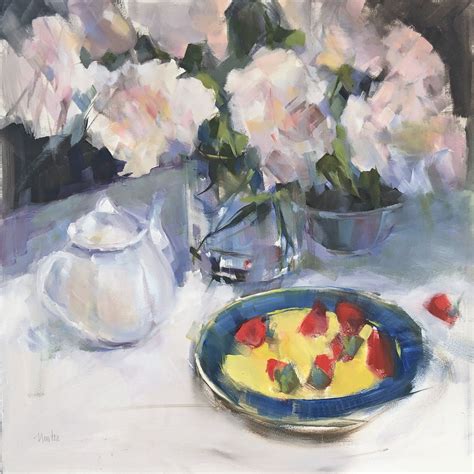 Strawberries At American Art Company Gallery By Barbara Benedetti
