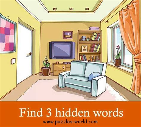 Find 3 Hidden Words In The Image Puzzles World