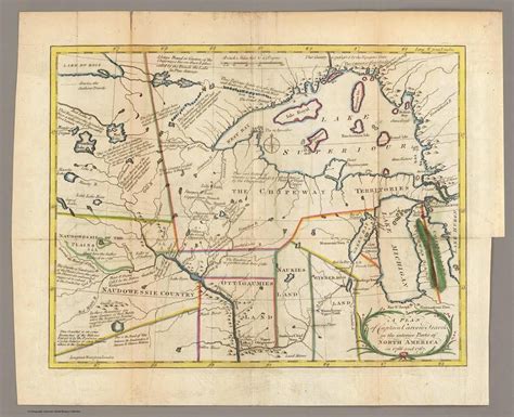 1767 Map Of The Upper Midwest From Early Explorers With Images