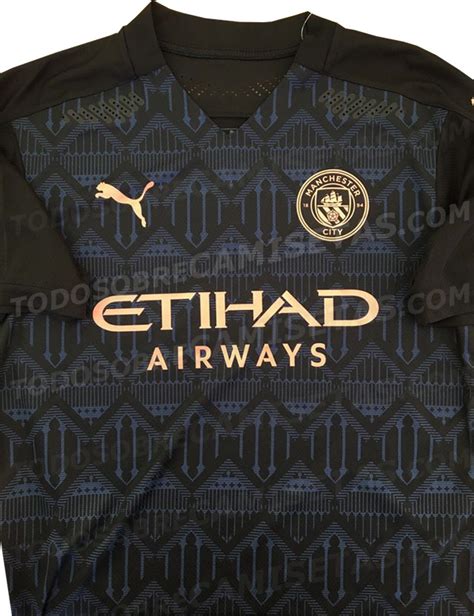 The primarily dark blue kit leans into manchester's cultural roots, drawing inspiration from its famous castlefield area and the iconic. LEAKED: Additional images released of 2020/21 Manchester ...