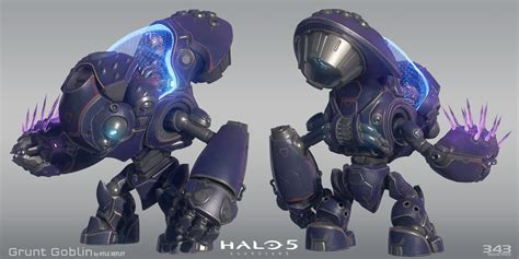 ArtStation Halo 5 Grunt Goblin Kyle Hefley Halo Game Halo 5