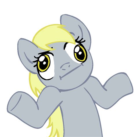 Shrugpony Derpy Hooves By Moongazeponies On Deviantart