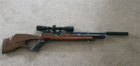 weihrauch hw100 kt 0 2 used very good condition pre charged pneumatic air rifle from