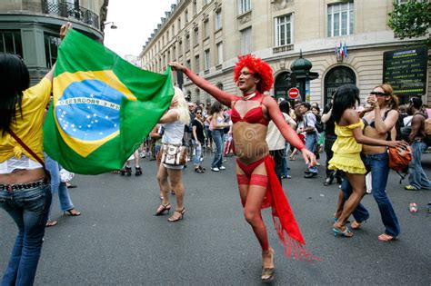 jun 2015 gay pride parade in paris france editorial image image of male crowd 95525645
