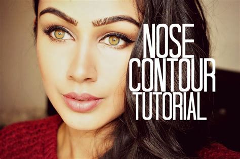 How To Make Your Nose Look Smaller Nose Contour And Highlight Tutorial