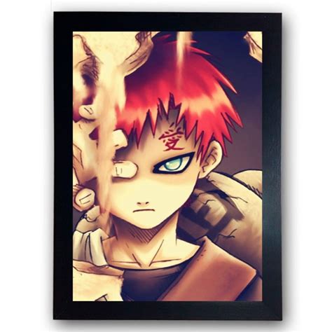 Quadro Poster Naruto Gaara Kakashi Anime Cod 155 No Elo7 Magic