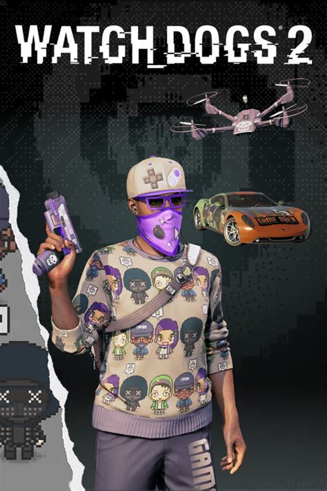 Watchdogs 2 Pixel Art Pack For Xbox One 2016 Tech Info Mobygames