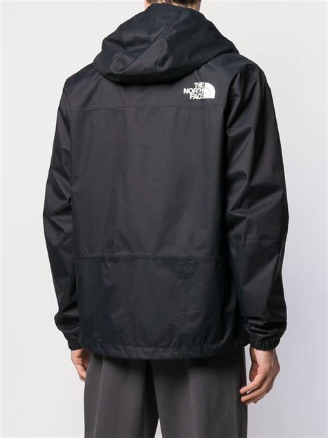 The North Face Lightweight Hooded Rain Jacket In Black For