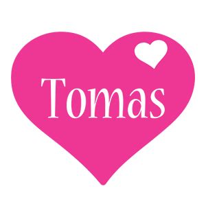 From spanish tomás, from ancient greek θωμᾶς (thōmâs), the biblical greek transcription of aramaic תאומא‎ (te'oma, twin). Tomas Logo | Name Logo Generator - I Love, Love Heart ...