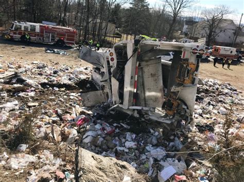 At The Scene Train Carrying Gop Lawmakers Strikes Garbage Truck