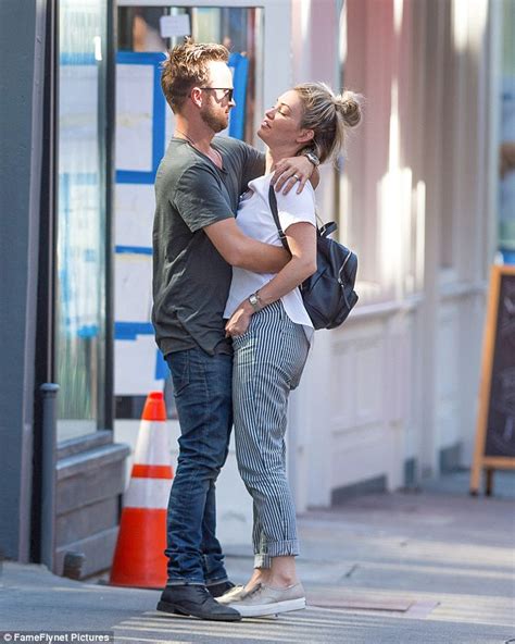 breaking bad s aaron paul can t keep his hands off wife lauren parsekian in new york daily