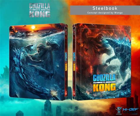 Godzilla Vs Kong 4k2d Blu Ray Steelbook Best Buy Exclusive Usa