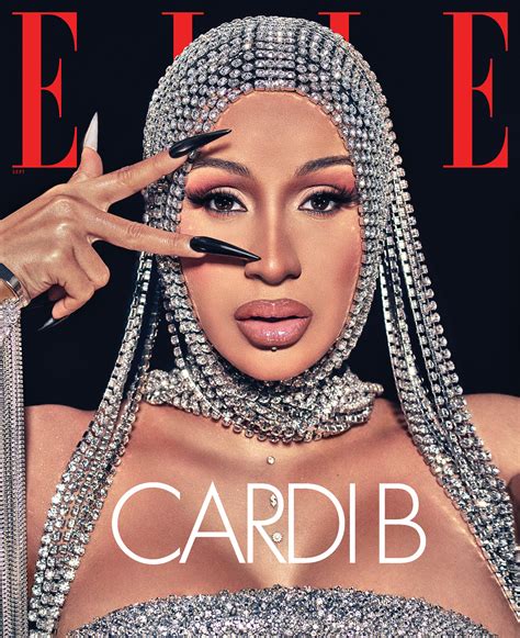 Cardi B Covers Elle Magazines September Issue