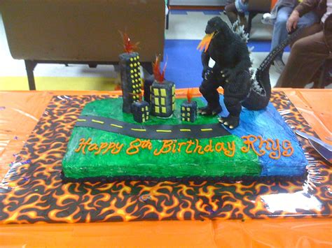 Godzilla Birthday Cake What Are You Gonna Do When You Have A Godzilla