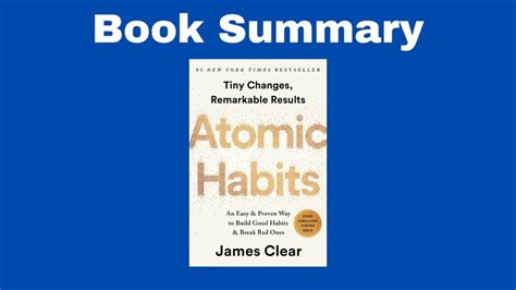 Book Summary Atomic Habits By James Clear Eric Sandroni