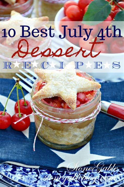 10 Best July 4th Desserts Stonegable
