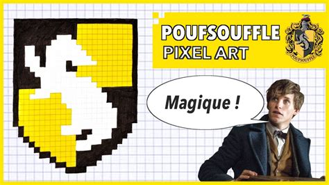 Characters from the harry potter film & book series. PIXEL ART POUFSOUFFLE : mets ton blason à l'honneur ...