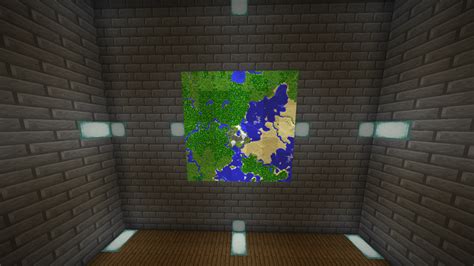 Made A Map Room For My Base Rminecraft