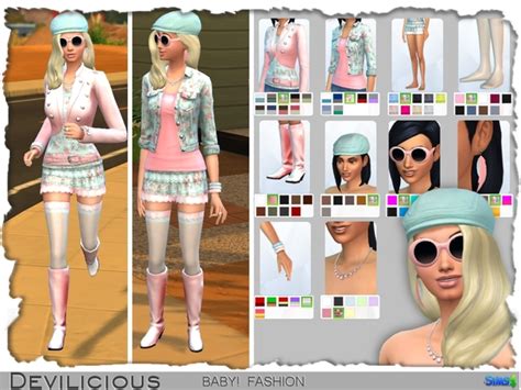 The Sims Resource Fashion Set By Devilicious Sims 4 Downloads
