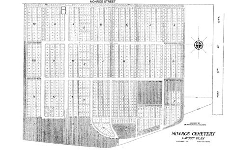 Monroe Street Cemetery Map And Index Of Records