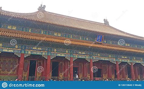 A Formidable Architectural Masterpiece In The Forbidden City In Beijing