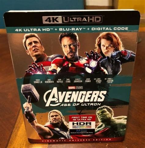 Avengers 2 Age Of Ultron 4k Uhd Blu Ray Disc Case Slip Cover For Sale