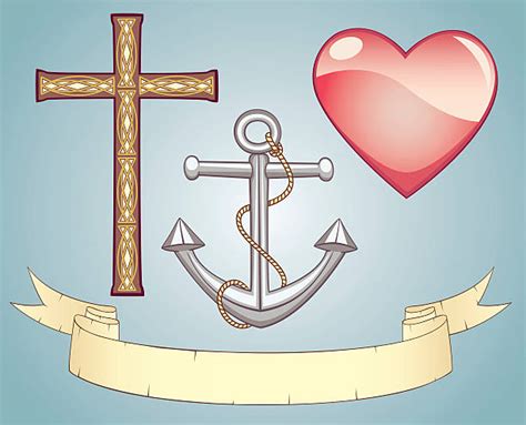 Anchor Heart Cross Illustrations Royalty Free Vector Graphics And Clip