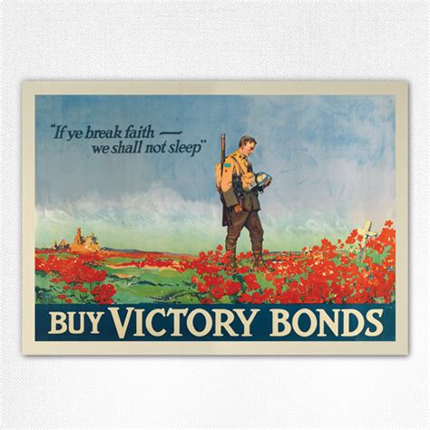 If Ye Break Faith Buy War Bonds Poster Nicolet 1918 — Heritage Posters