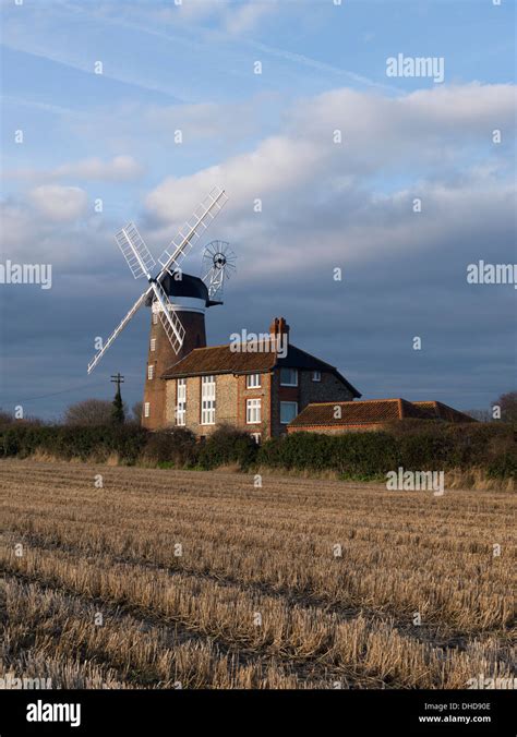 A View Of Weybourne Mill Norfolk England Stock Photo Alamy
