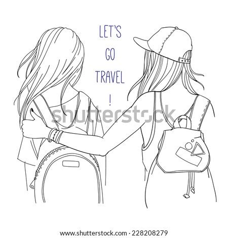 Save palletes to see what works together. Sketch 2 Friends Poses Coloring Pages