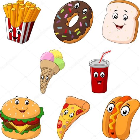 Cartoon Fast Food Stock Illustration By ©dreamcreation01 123558606