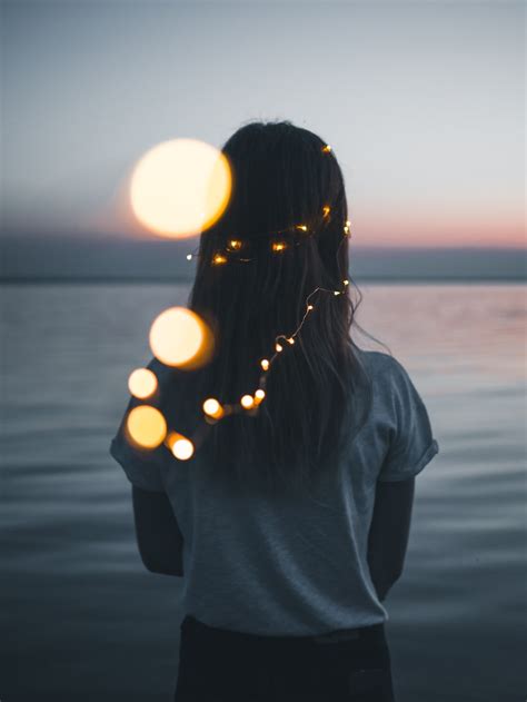 Find & download the most popular aesthetic photos on freepik free for commercial use high quality images over 8 million stock photos. woman wearing white shirt facing the ocean photo during ...