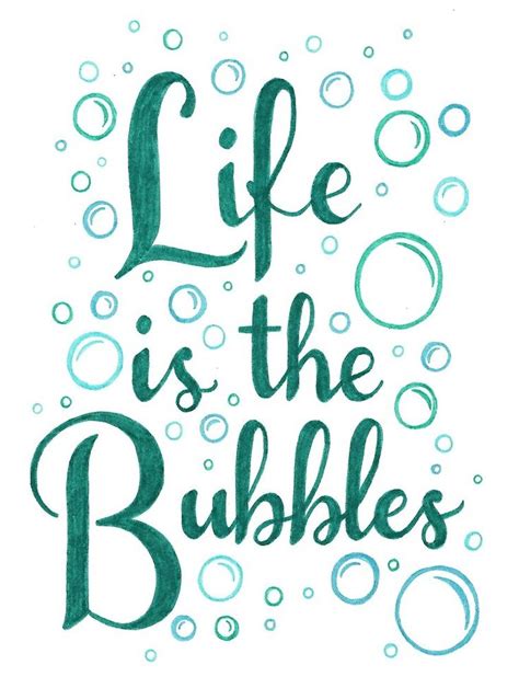 Life Is The Bubbles By Kandace Hansen Redbubble Mermaid Quotes