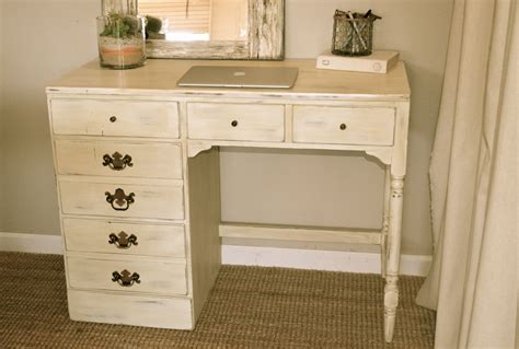 Add the matching bookcase to shelve books and home decor. Distressed antique white desk by Analia Pastori Available ...