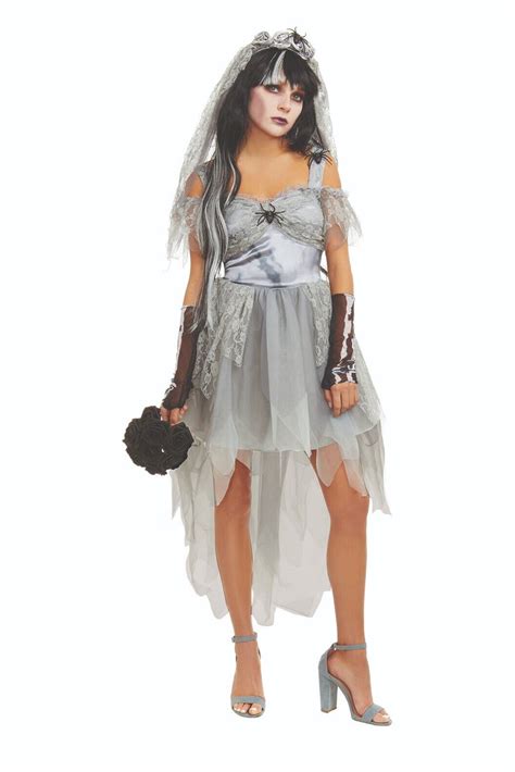 dreamgirl till death do us part dead bride wedding womens halloween costume fashion at the best