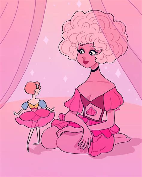 Pink 🌷 Pinkdiamond Pinkpearl Pearl Stevenuniverse Su Art