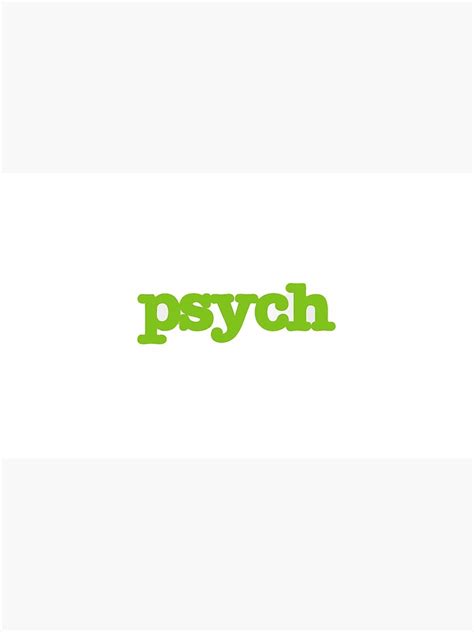 Psych Tv Show Logo Tasse Von Jules42 Redbubble