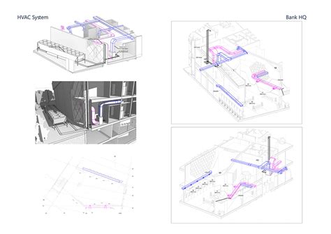 Bank Hq Project Design And Working Drawings On Behance