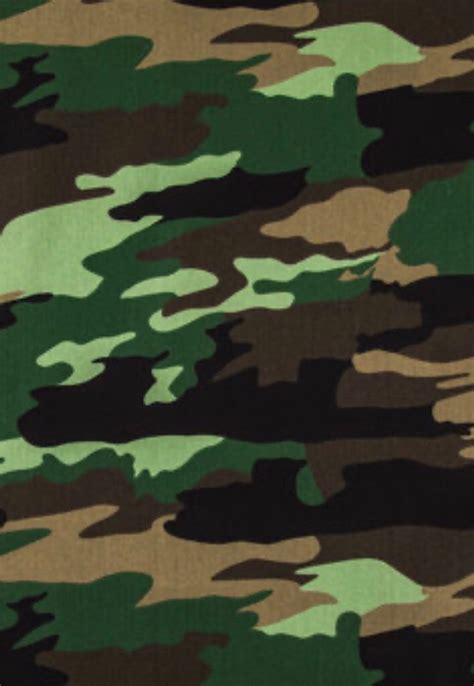 Camouflage Cotton Fabric Sold By The Half Yard This Fabric Etsy