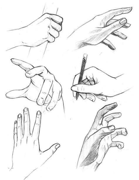 Anime Hands Template